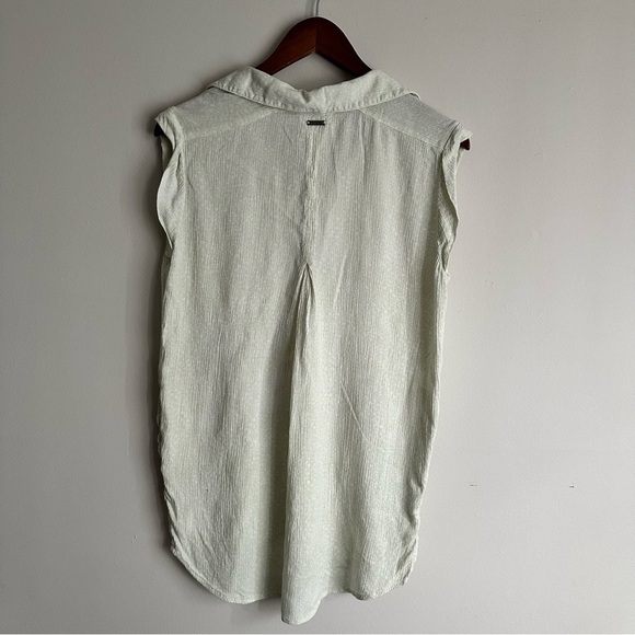 Prana Celadon Misty Anini Tencel Tunic Top Size Medium - Picture 5 of 8